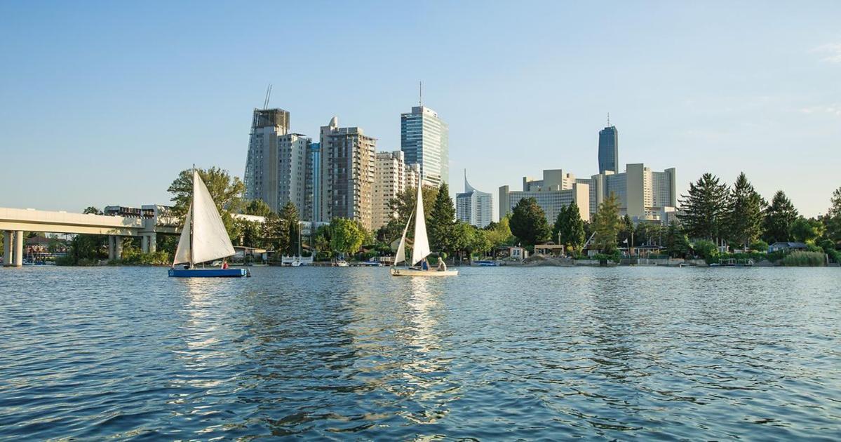 Schoenes Living Am Donauufer Viena Exterior foto